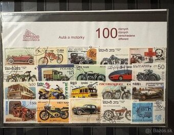 Známky Autá a motorky