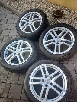 Predam alu 5x112-17 pneu 225/50r17 scout,audi,pasat,atd