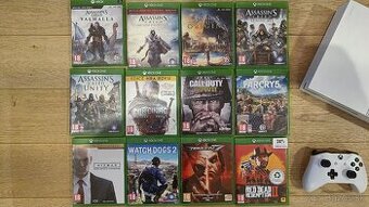 Xbox one S + hry