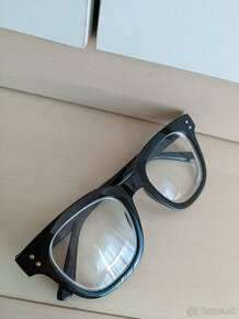 Retro dioptrické okuliare čierne -3,50