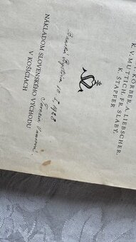 podpis Terézia Vansová 1928