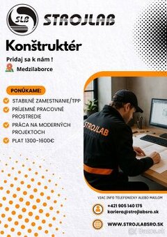 Práca Konštruktér/Technológ
