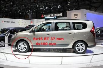 R16 disky 4x100 mm Dacia Lodgy