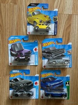 Hot wheels autíčka nové neotvorené 5 kusov (k) Treasure hunt