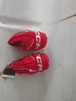Hokejové rukavice CCM TACKS XF-13" červené