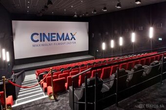 Predám listky do kina CINEMAX paltné do 31.12.2025