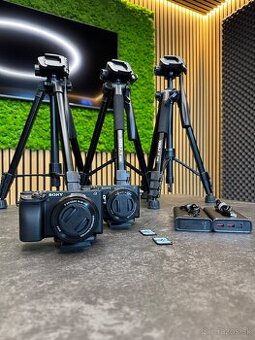 🎥 Profesionálny video set – 2× Sony A6400 + objektívy