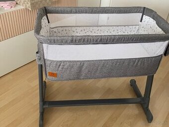 Predám postieľku Lionelo Theo Grey Stone Natural – ako novú