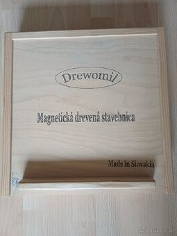 Magnetická drevená stavebnica