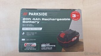 Predám nové batérie Parkside PAP 20 B3 4Ah,