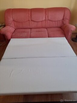 :::::Predám rozkladaciu sedaciu súpravu 3+1+1:::::