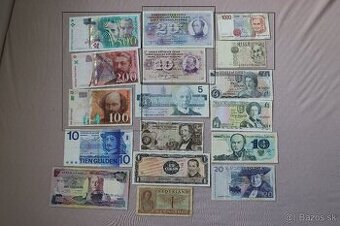 Rôzne bankovky z obehu