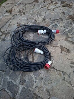 GUMOVÉ KÁBLE 2x25 metrov na 400v