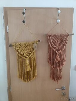 Macrame dekorácia na stenu