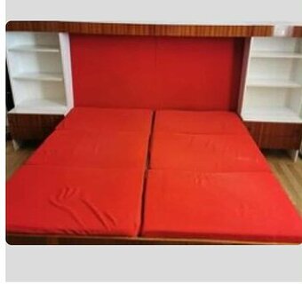 manželská posteľ so skrinkami