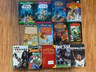 Knihy na pre deti a  ml.