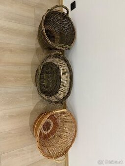 Prútený kôš/darčekový kôš/ opálka na drevo, ovocie, zeleninu