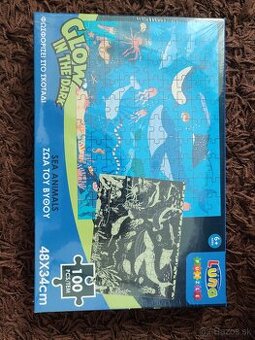 Puzzle morské živočíchy fosforeskujuce