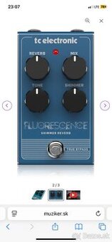 TC Electronic Fluorescence Shimmer Reverb Gitarový efekt