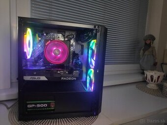 ✨Herný pc RYZEN 7 3700X + RX 6600 XT