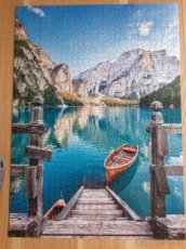 poskladané obrázky z Puzzle 1000 ks
