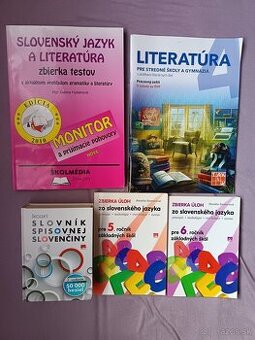 Slovenský jazyk a literatúra - učebnice (monitor, maturita)
