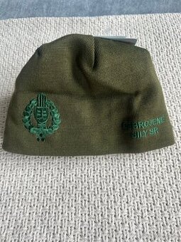 Zimná čiapka s logom a popisom a OS SR termospodky
