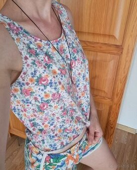 Vintage značkové tričko croptop