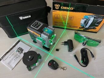 DEKO profesionálny samonivelačný krížový laser 12 líniový
