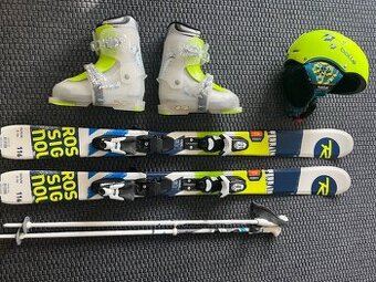 Detské/juniorské lyže Rossignol terrain 116cm biele