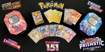 Pokemon Balíčky 100ks/200ks + V/EX/Vstar/Vmax Karta