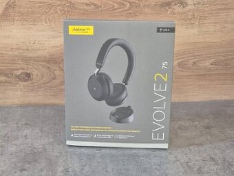 Jabra Evolve2 75 bezdrôtové slúchadlá - NOVÉ, NEPOUŹÍVANÉ