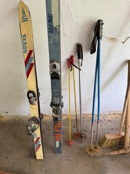 Predám starožitné lyže cena za všetko