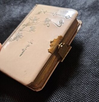 Starožitná modlitebná knižka 1887