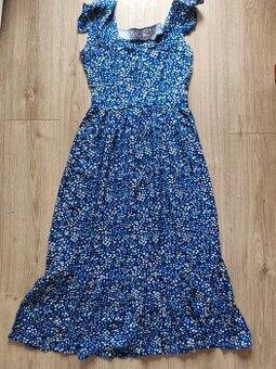 Modré dámske šaty