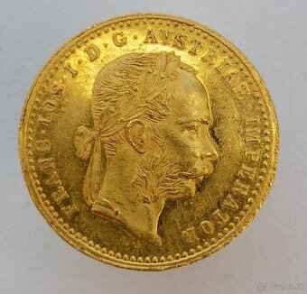 Zlatý dukát 1886, František Jozef I. – pôvodná razba (Viedeň