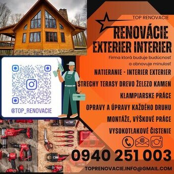 Oprava a servis strechy, úpravy a renovácie