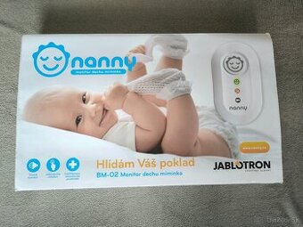 Jablotron Monitor dychu Nanny BM-02