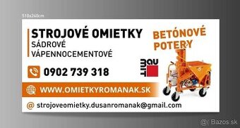 Púchov strojové omietky