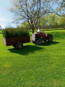 Malotraktor domácej výroby. Fiat 850