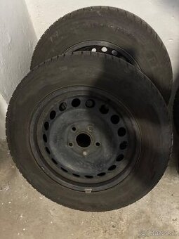 Zimné kolesá lacno, dobrý dezén VW, Škoda, Seat