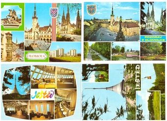 Pohľadnice mestá a krajina mix