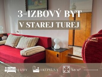 3-izbový byt s balkónom v Starej Turej