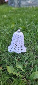 Hačkovaný zvonček / vločka na vianočný stromček