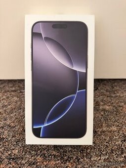 Apple iPhone 16 Pro 256 GB BLACK TITAN Čierny Titán TOP STAV