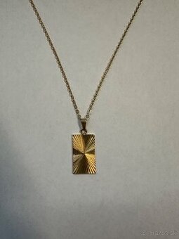 💍 Zlatý náhrdelník z nerezovej ocele – nový