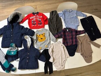 chlapčenské oblečenie - veľkosti 80,86,92 a zopar 98