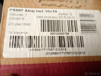 obklad 10x10cm, béžová