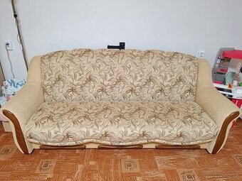 Roztahovaci gauč+ 2 krát kreslo