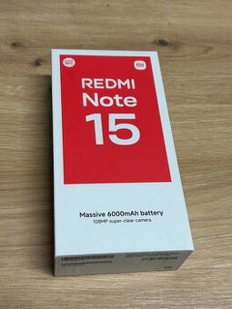 Predám XIAOMI REDMI NOTE 15 128GB BLUE Nový Zabalený